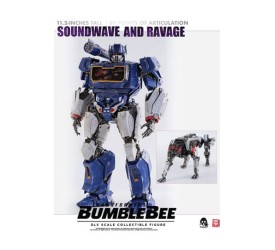 Transformers Bumblebee DLX Action Figure 2-Pack 1/6 Soundwave & Ravage 28 cm
