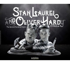Stan laurel and oliver hardy 1/3 statue
