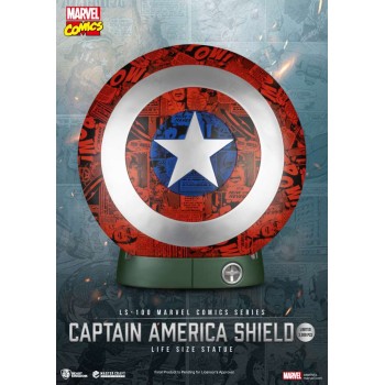 Marvel Comics Series Captain America Shield Life Size Statue