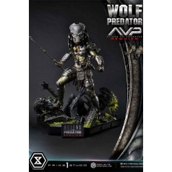 Alien vs. Predator Real Elite Masterline Series Statue 1/3 Requiem Wolf Predator Deluxe Version 95 cm