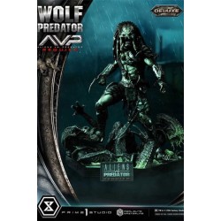 Alien vs. Predator Real Elite Masterline Series Statue 1/3 Requiem Wolf Predator Deluxe Bonus Version 95 cm