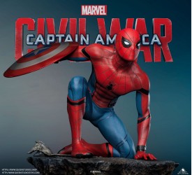 Marvel Captain America Civil War Spider-Man 1/4 Scale Statue Standard Edition