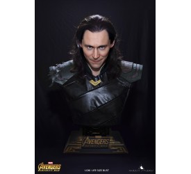 Marvel Avengers 3 Loki 1:1 Scale Life-size Bust 75 cm