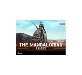 Star Wars The Mandalorian Action Figure 2-Pack 1/6 The Mandalorian and Blurrg 37 cm