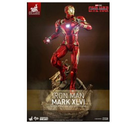Iron Man Movie Masterpiece Diecast Action Figure 1/6 Iron Man Mark XLVI 32 cm