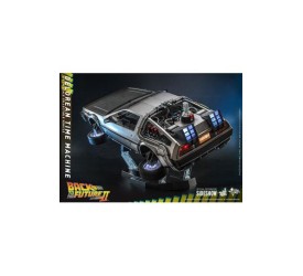Back to the Future Movie Masterpiece Vehicle 1/6 DeLorean Time Machine 72 cm