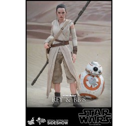 Star Wars Episode VII Movie Masterpiece Action Figure 2-Pack 1/6 Rey and BB-8