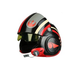 Star Wars The Force Awakens Poe Dameron Black Squadron Helmet