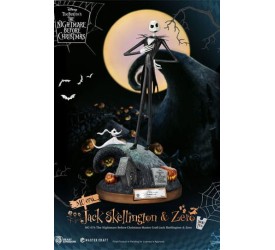 Nightmare before Christmas Master Craft Statue Jack Skellington and Zero 39 cm