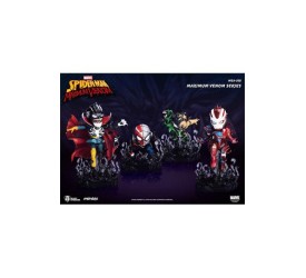 Marvel Maximum Venom Collection Mini Egg Attack Figure Bundle Set 8 - 14 cm