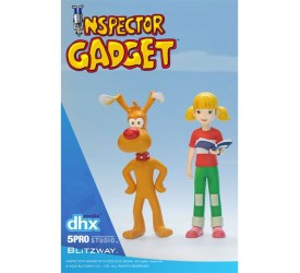 Inspector Gadget Mega Hero Action Figure 2-Pack 1/12 Brain & Penny 11 cm