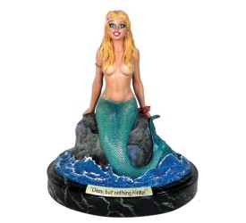 CS Moore Doug Sneyd Mermaid Statue 21cm