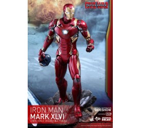 Captain America Civil War Movie Masterpiece Diecast Action Figure 1/6 Iron Man Mark XLVI 32 cm