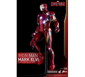 Captain America Civil War Power Pose Series Action Figure 1/6 Iron Man Mark XLVI 31 cm