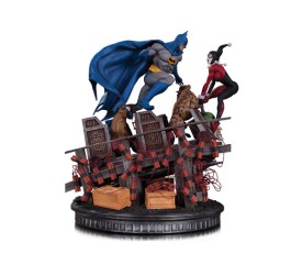 DC Comics Statue 1/8 Batman VS. Harley Quinn Battle 36 cm