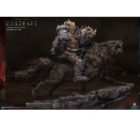 Warcraft The Beginning Statue 1/9 Blackhand Riding Wolf (Standard Version) 40 cm