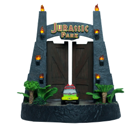 Jurassic Park Park Gates Sculpture