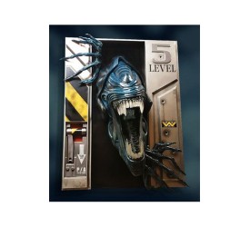 Aliens Life-Size Wall Sculpture Alien Queen 94 x 81 x 51 cm