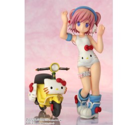Hello Kitty to Issho Block Crash 123 PVC Statue Shizuku Minase 18 cm