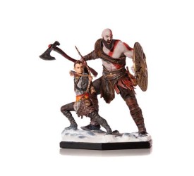 God of War Deluxe Art Scale Statue 1/10 Kratos & Atreus 20 cm