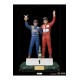 Ayrton Senna Deluxe Art Scale Statue 1/10 Alain Prost & Ayrton Senna (The Last Podium 1993) 27 cm