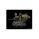 Jurassic Park Art Scale Statue 1/10 Dennis Nedry meets the Dilophosaurus 21 cm