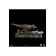 Jurassic Park Demi Art Scale Statue 1/20 T-Rex attacks Donald Gennaro 30 cm
