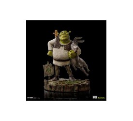 Shrek Deluxe Art Scale Statue 1/10 Shrek, Donkey and The Gingerbread Man 26 cm