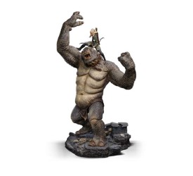 Lord Of The Rings Deluxe Art Scale Statue 1/10 Cave Troll and Legolas 72 cm