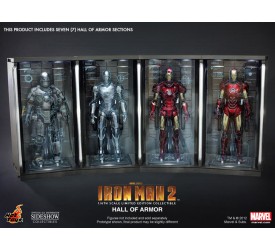 Iron Man 2 Diorama 1/6 Hall of Armor 7 pieces set 34 cm