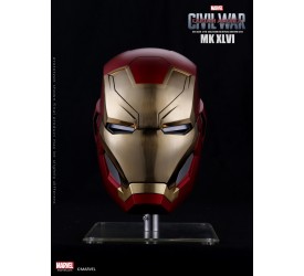 Marvel Iron Man MK46 1/1 Scale Limited Edition Helmet Metal Brushed Version