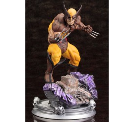 Marvel Comics Fine Art Statue 1/6 Wolverine Brown Costume Danger Room Sessions 20 cm