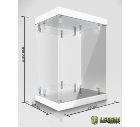 Master Light House Acrylic Display Case with Lighting for 1/6 Action Figures (white)