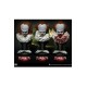 Stephen Kings It 2017 Busts 3-Pack 1/2 Pennywise Serious, Dominant and Surprised 42 cm