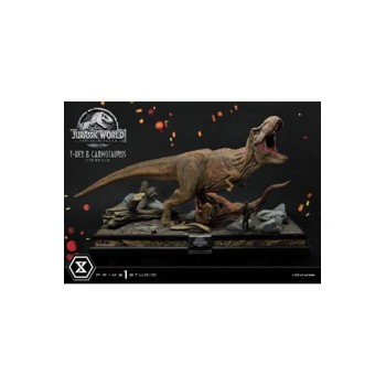 Jurassic World: Fallen Kingdom Statue 1/15 T-Rex and Carnotaurus 90 cm