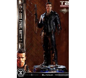 Terminator 2 Museum Masterline Series Statue 1/3 T-800 Final Battle Deluxe Version 75 cm