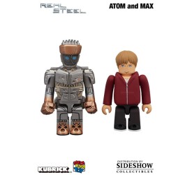 Real Steel Kubrick and Berbrick Figure 2-Pack Atom and Max 5 cm