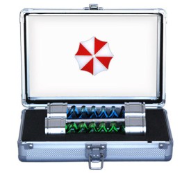 Resident Evil Replica 1/1 T-Virus & Anti-Virus with Aluminium Case