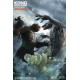 Kong Skull Island Deform Real Series Statues Kong vs Skull Crawler Deluxe Version 32 cm