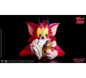 Tom and Jerry Devil Vinyl Bust