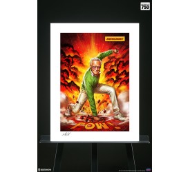 Marvel Stan Lee Excelsior Unframed Art Print Unframed