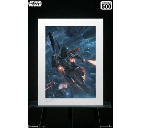 Star Wars Art Print The Mercenary 46 x 61 cm unframed