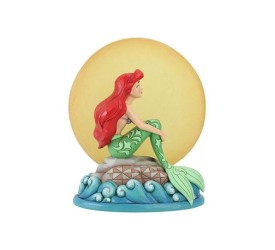 Disney Statue Ariel Sitting on Rock by Moon (The Little Mermaid) 19 cm