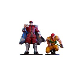 Street Fighter: M. Bison and Rolento 1/10 Scale Statue Set