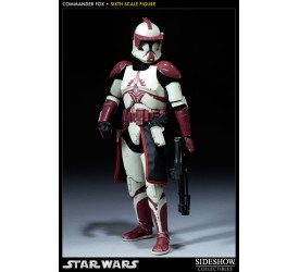 Star Wars Action Figure 1/6 Clone Commander Fox SDCC 2012 Sideshow Exclusive 30 cm