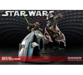 Star Wars Diorama Senate Duel (Yoda vs. Darth Sidious) 29 cm