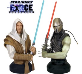 Star Wars Force Unleashed Starkiller 2-Pack Busts Exclusive