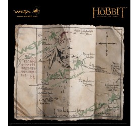 THE HOBBIT AN UNEXPECTED JOURNEY THORIN'S MAP PROP REPLICA