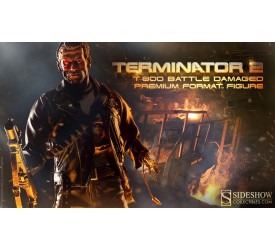 Terminator 2 Premium Format Figure 1/4 T-800 Battle Damaged 53 cm