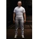 The Silence of the Lambs Action Figure 1/6 Hannibal Lecter White Prison Uniform Version 30 cm